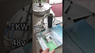 ویدیوی مقایسه 1 کیلوواتی#GREEF #greenenergy #energy reneableenergy #Cleanenergy #axialfluxcorelessgenerator