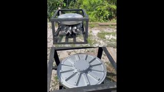ژنراتور PM شار محوری بدون هسته 5KW-100RPM در حال کار در برزیل #ژنراتور بدون هسته#ژنراتور axialflux