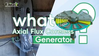 در یک پاراگراف Axial Flux Coreless Generator را توضیح دهید