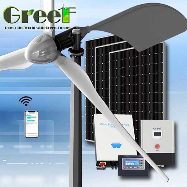توربین بادی محور افقی AC 3 فاز با خروجی بالا 1KW 3KW 5KW 10KW برای کشتی دریایی