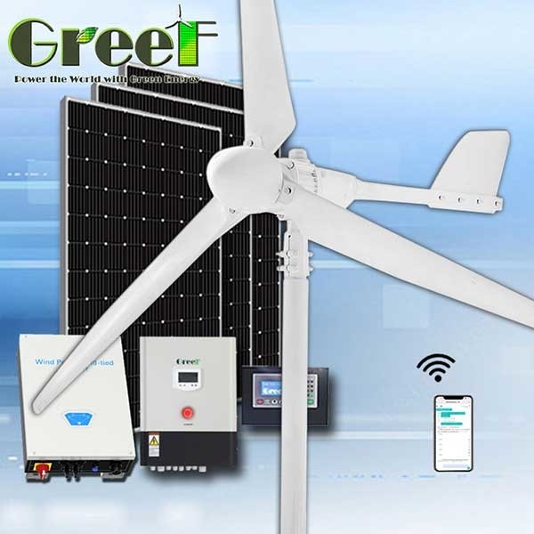 صفحه اصلی کم سرعت خاموش Grid On Grid Pitch توربین بادی فن آسیاب بادی 10KW
