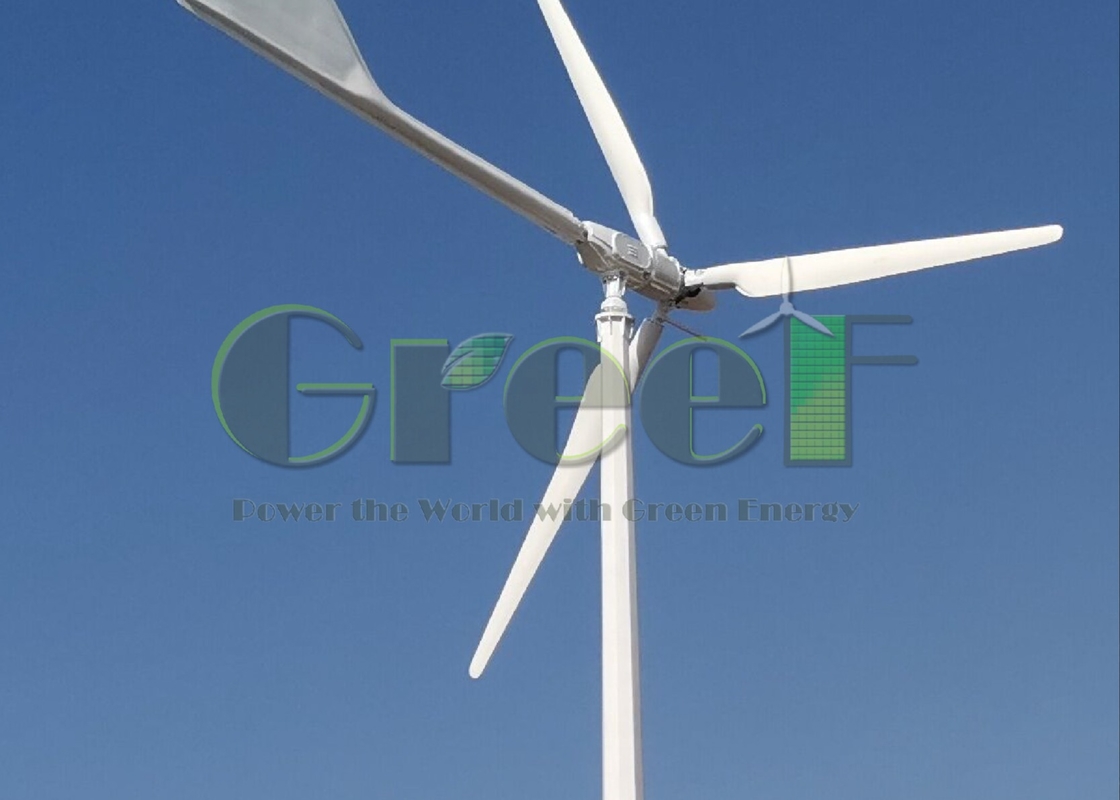 روش توقف خودکار ترمز توربین بادی افقی با تیغه های FRP و قدرت نامی 5-30kW