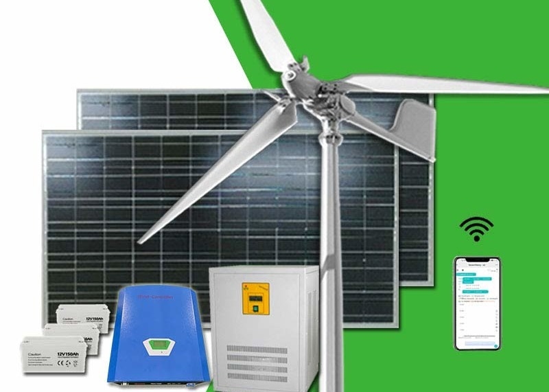 FRP Blades سیستم توربین بادی خانگی کنترل فعال Yaw برای راه حل های انرژی پایدار