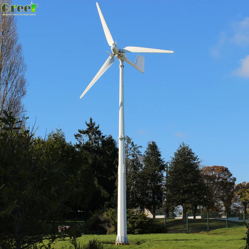 20KW / 30KW Pitch Control توربین بادی تکنولوژی Pitch متغیر 30٪ تولید قدرت بالا سرعت باد شروع کم 2.5m/s