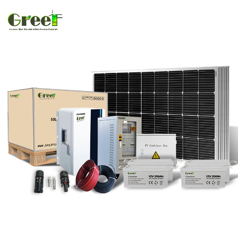 5kW سیستم خورشیدی بدون شبکه با کنترل کننده بار MPPT ولتاژ خروجی 48-240V