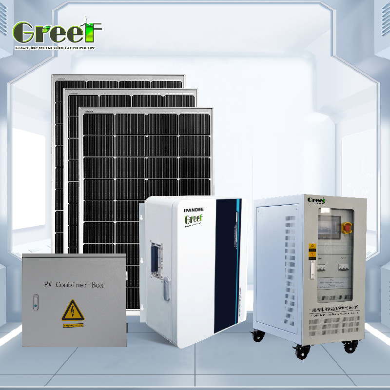 5kW سیستم خورشیدی بدون شبکه با کنترل کننده بار MPPT ولتاژ خروجی 48-240V
