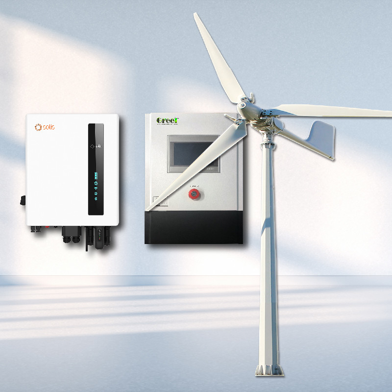 5KW 10KW 20KW 30KW کنترل سرعت باد کم شروع کنترل ارتفاع توربین بادی ژنراتور بادی افقی