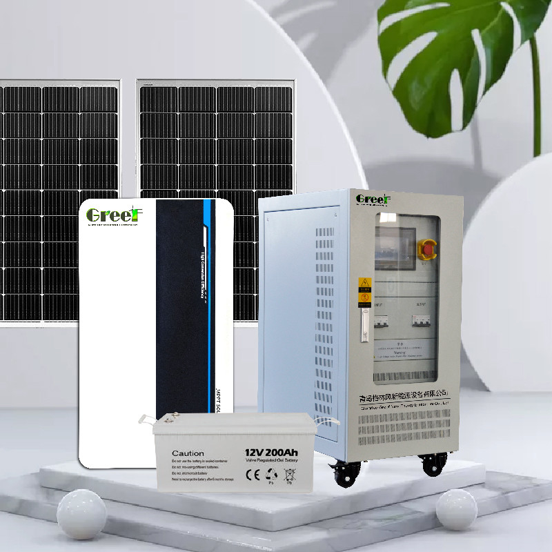 48-240V ولتاژ خروجی 5kW سیستم خورشیدی خارج از شبکه با استفاده از باتری ژل