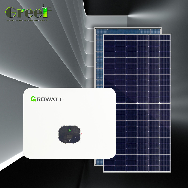 سیستم خورشیدی هوشمند شبکه 1kW-100kW ظرفیت با اندازه گیری شبکه و نظارت بر سیستم
