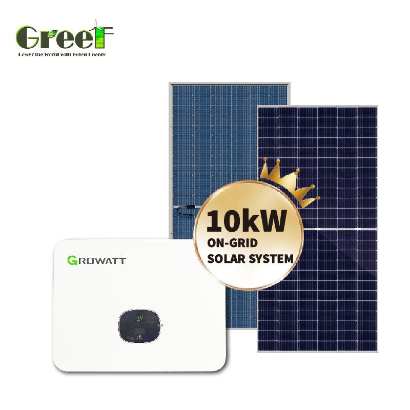 سیستم پانل خورشیدی سیلیکون تک کریستال با نظارت 1kW-100kW در شبکه انرژی خورشیدی
