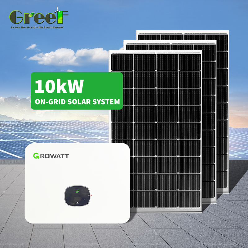 زمان واقعی نظارت بر شبکه شبکه خورشیدی 1kW-100kW ظرفیت پانل تک کریستال