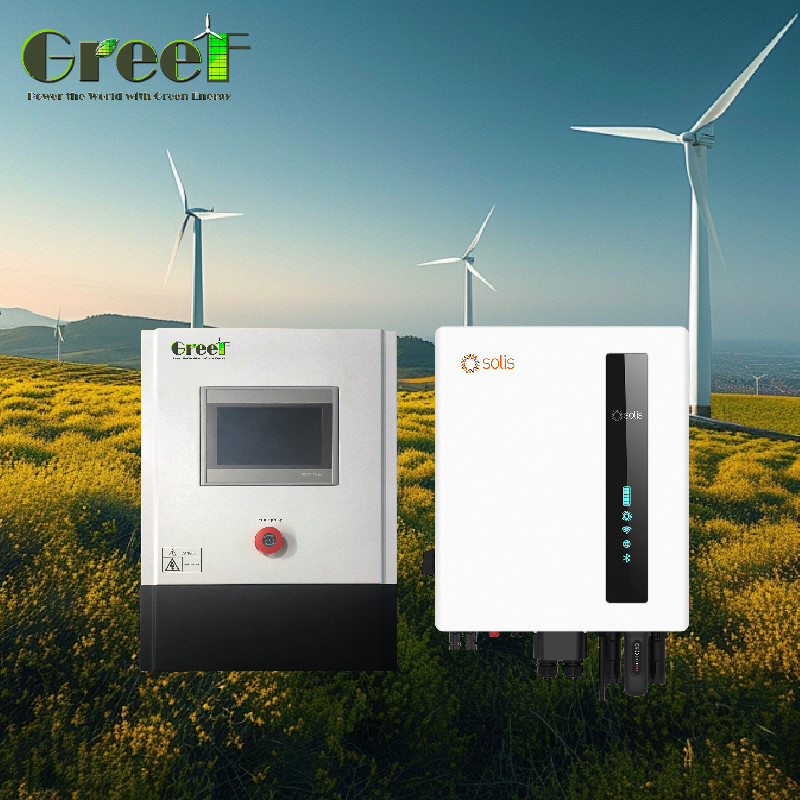 صفحه نمایش لمسی 3kw 5kw LCD On Grid Controller با بار کشویی برای سیستم های تولید کننده بادی