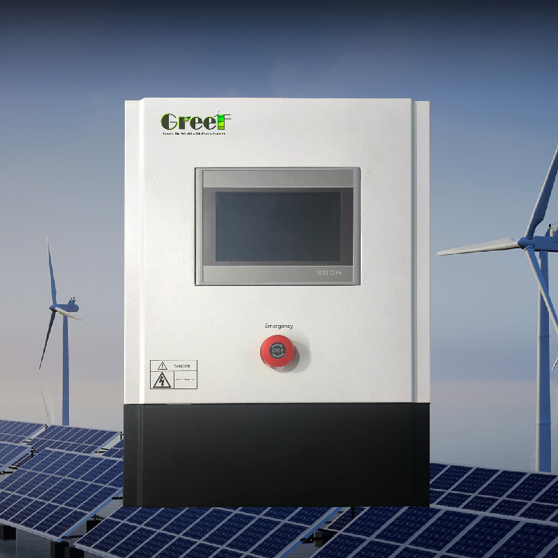 توربین بادی 3kW 5kW 10kW بر روی کنترلر شبکه با اینورتر برای سیستم هیبریدی