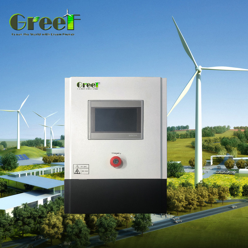 توربین بادی سری GT-PCTC 3kw 5kw 10kw بر روی کنترلگر شبکه با اینورتر برای سیستم