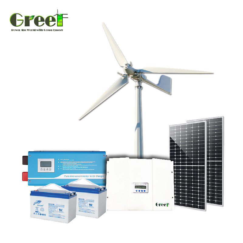1KW-10KW کنترل LCD کنترل برق باد GBBC مدل با محدوده شارژ قابل تنظیم باد