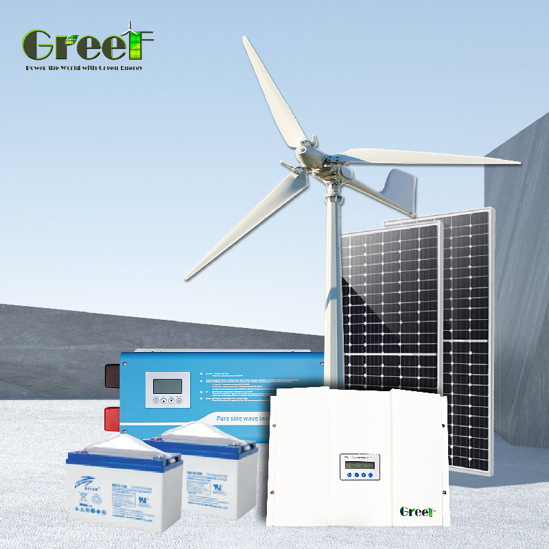 کنترل باد با ژنراتور مغناطیس دائم سه فاز 5KW کارایی تولید برق بالا