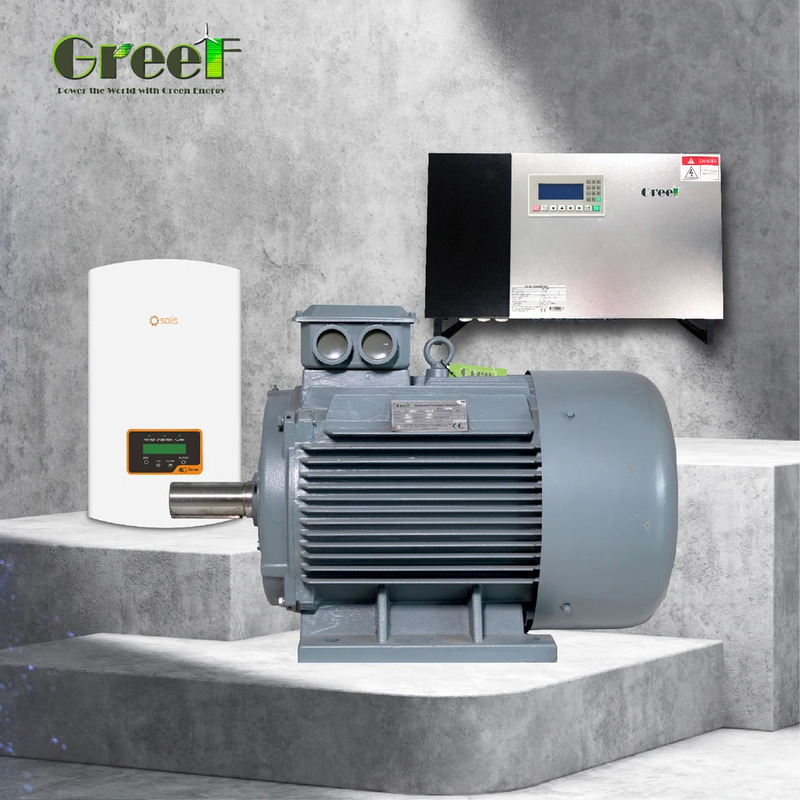 ژنراتور آهنربای دائمی با سرعت کم در دقیقه سفارشی 5kw 10kw 50kw 200kw با 3 سال گارانتی