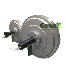 12-450V بدون هسته ژنراتور آهنربا دائمی آلومینیوم آلیاژ 100-500RPM سرعت