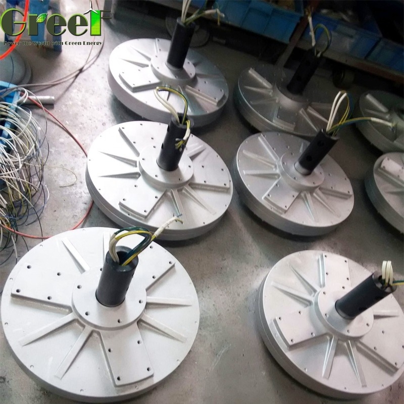 ژنراتور آهنربای دائمی بدون هسته 3 فاز 0.1kw-20kw IP54
