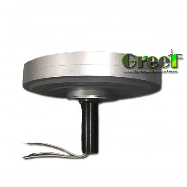 5kW سرعت چرخش کم در داخل روتر روتر بیرونی ژنراتور آهنربا دائمی برای استفاده خانگی توربین بادی