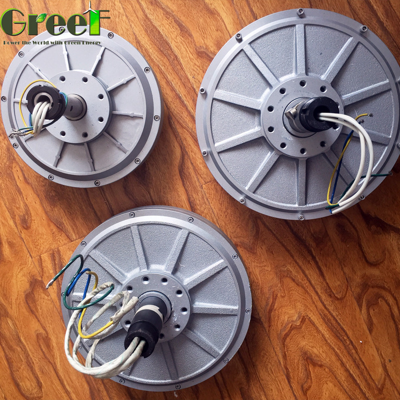 ژنراتور آهنربای دائمی بدون هسته 3 فاز 0.1kw-20kw IP54