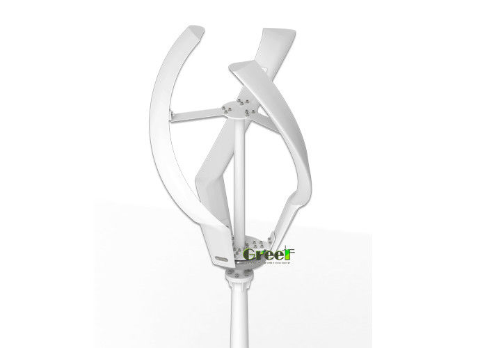 3 عدد توربین بادی محور عمودی با پره‌های FRP، نویز ≤20 دسی‌بل، سرعت باد ایمن 50 متر بر ثانیه