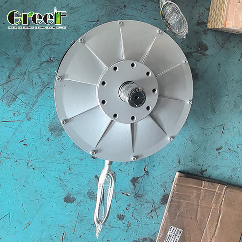 ژنراتور مقناطیس دائمی چند قطبی NdFeB بدون هسته با چرخش شروع کم <0.1N.M برای توربین های بادی