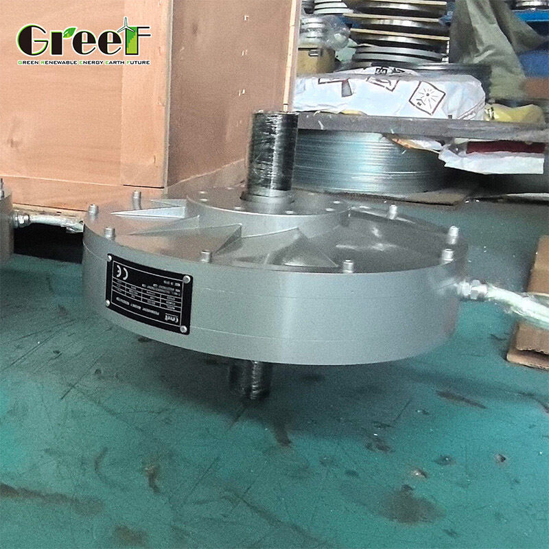 ژنراتور مغناطیس دائم بدون هسته با درایو مستقیم بدون گیربکس با گشتاور شروع کم <0.1 نیوتن متر و راندمان بالای 85٪