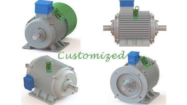 ژنراتور هم زمان 80kw 3 فاز Ac Rpm کم کارایی بالا آهنربا دائمی زمین نادر / آلترناتور کم سرعت