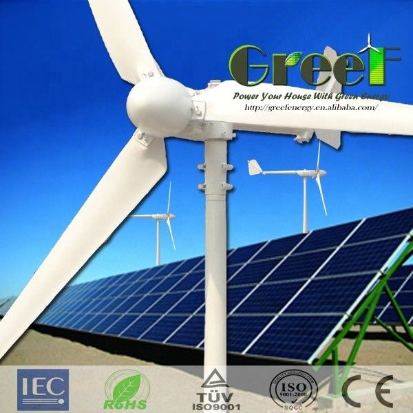 ژنراتور بادی محور افقی کامل 2KW On Grid Energy ساخت چین