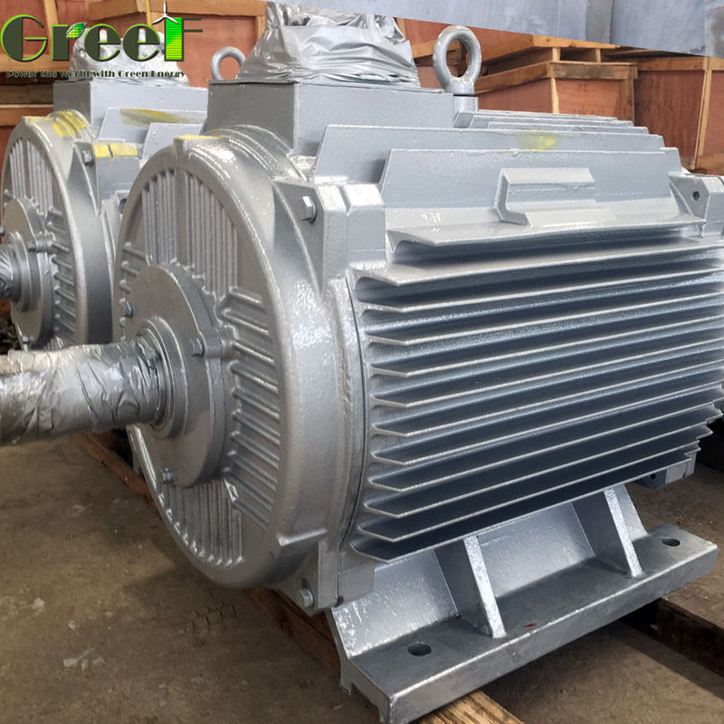 150kw 500KW 3 فاز AC 300Rpm ژنراتور برق آبي همگام برای توربين برق آبي