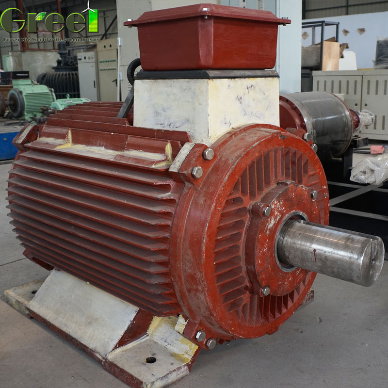 20RPM 100RPM ژنراتور آهنربای دائمی سه فاز کم چرخش 200KW 500KW ژنراتورهای آب رودخانه PMG اینورتر