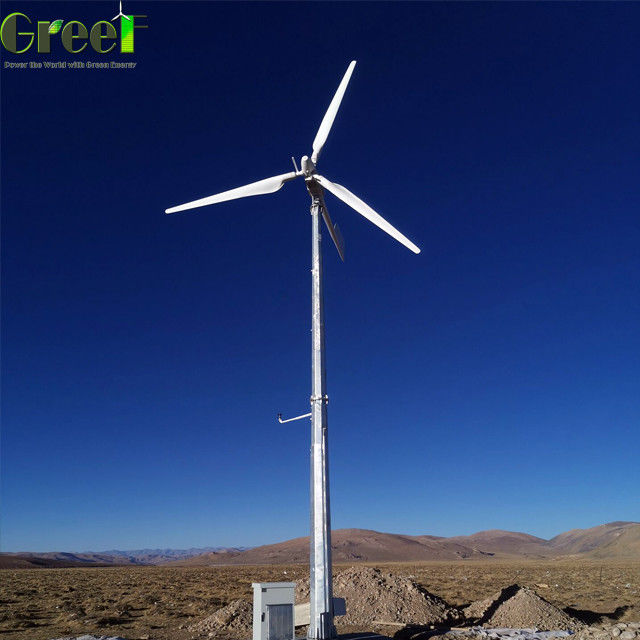 توربین بادی برای سیستم هیبریدی خورشیدی با باتری LiFePO4 SWT 5kw 10kw